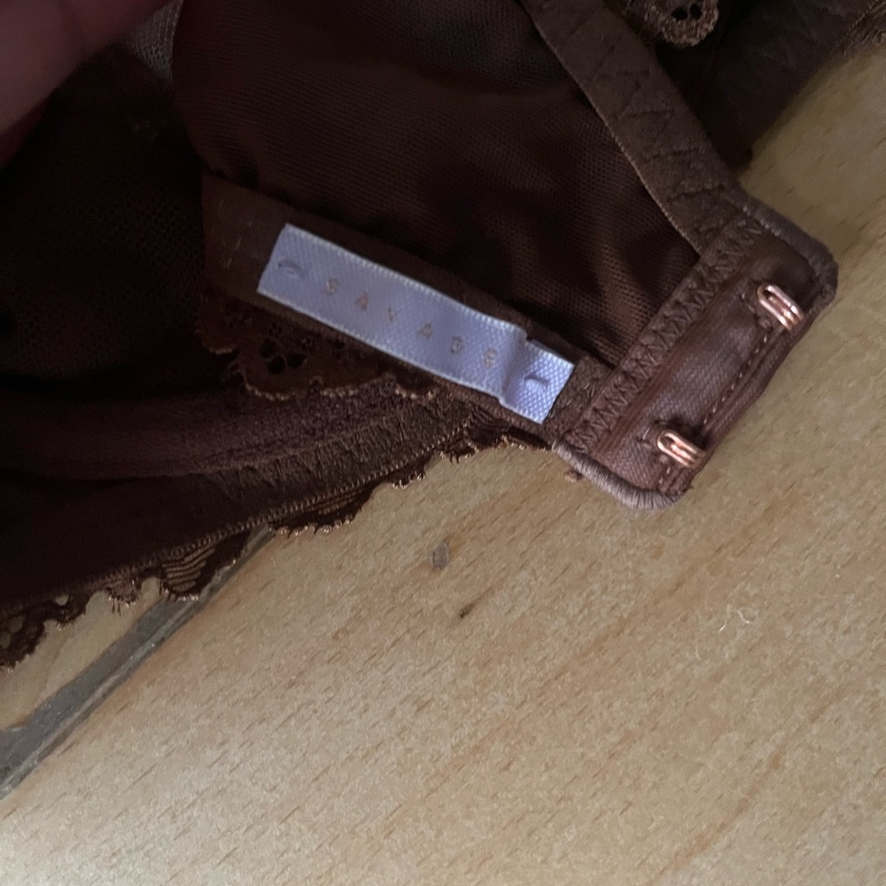 Savage X Fenty Brown Sugar Nude Unlined Demi Bra - Picture 5 of 8